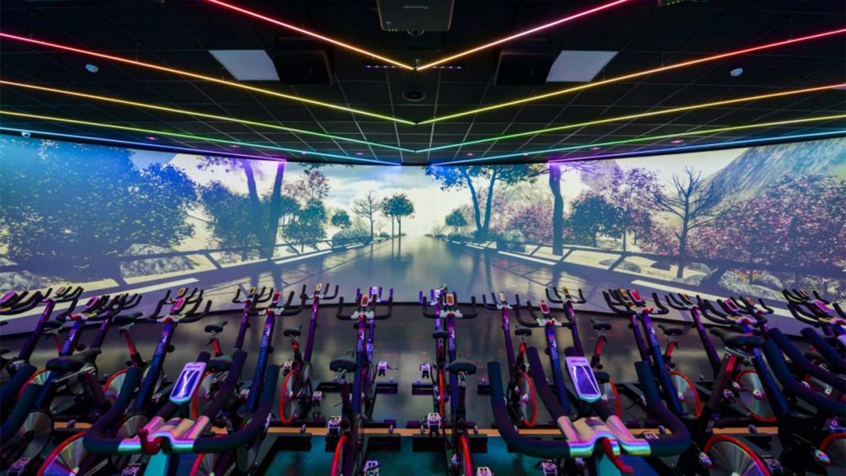 westwood clubs westman town Imax immersive cycling studio
